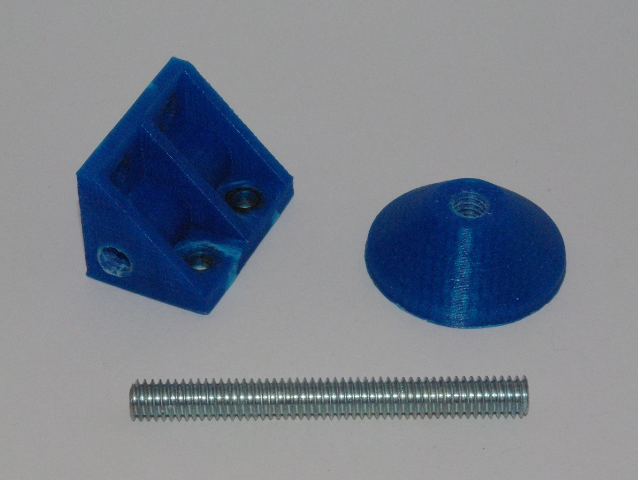 40 MM Angle Bracket With Adjustable Foot