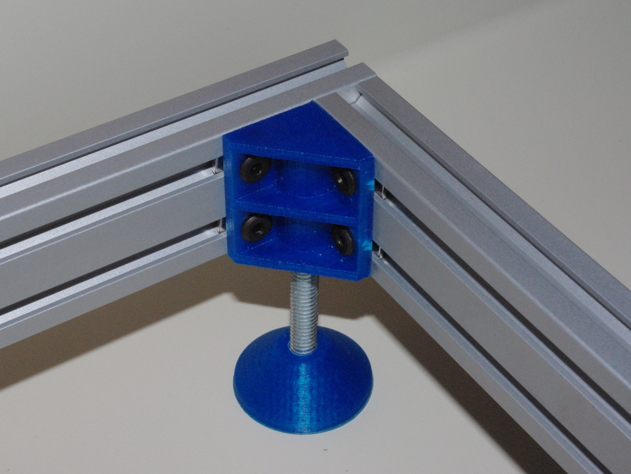 40 MM Angle Bracket With Adjustable Foot