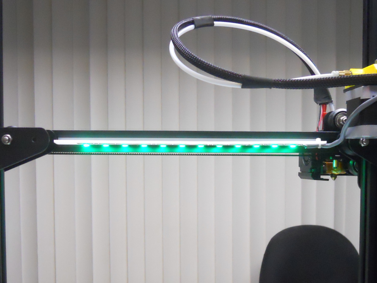 CR-10 X-Axis Led Strip Holder