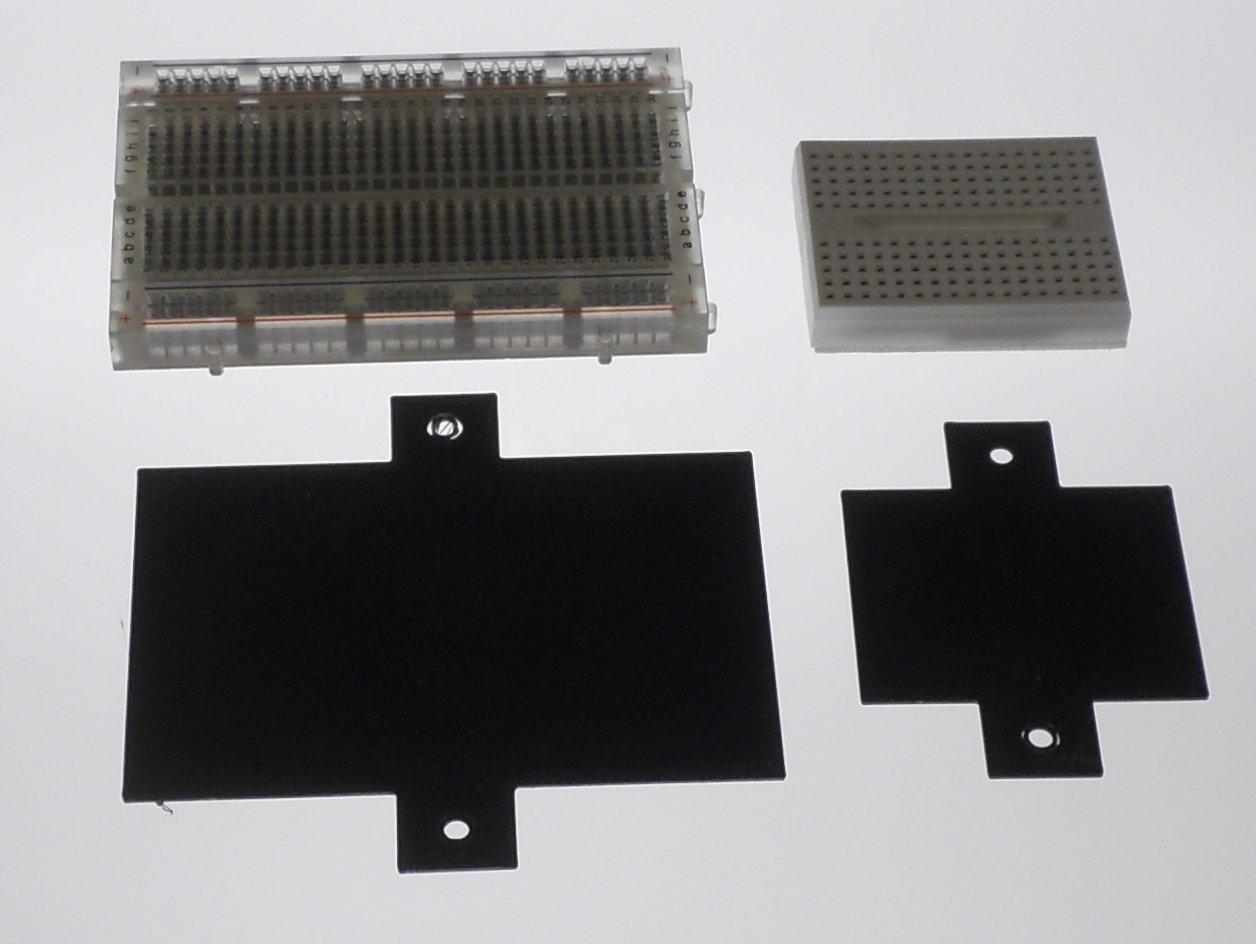 Mini and Half Breadboard Mounting Plates