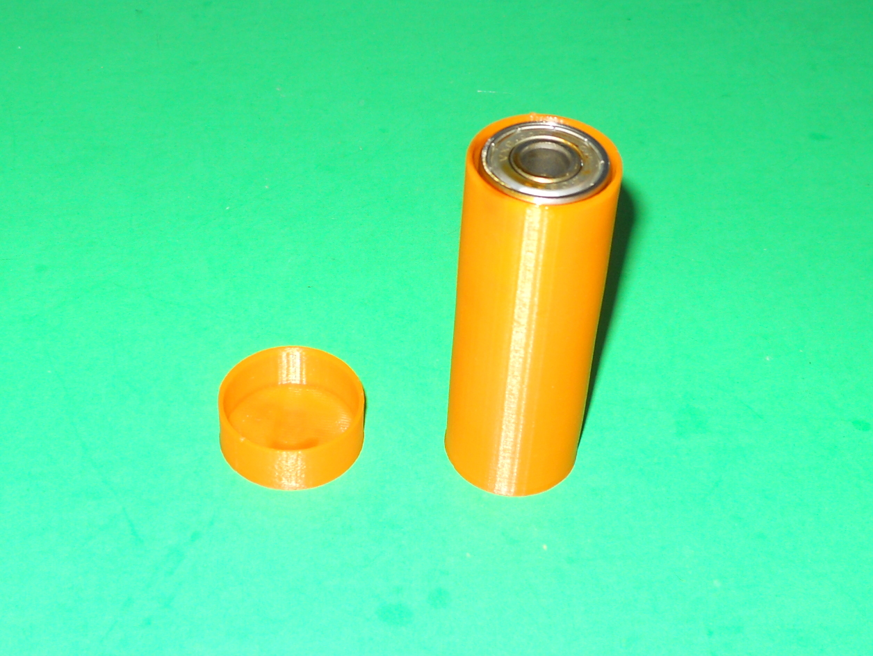 Bearing containers of various sizes