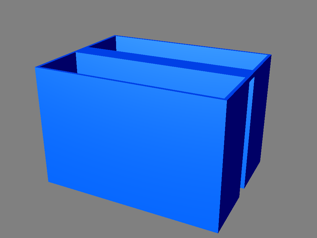 Twin Deep Buckets for Ikea Ivar Shelving System