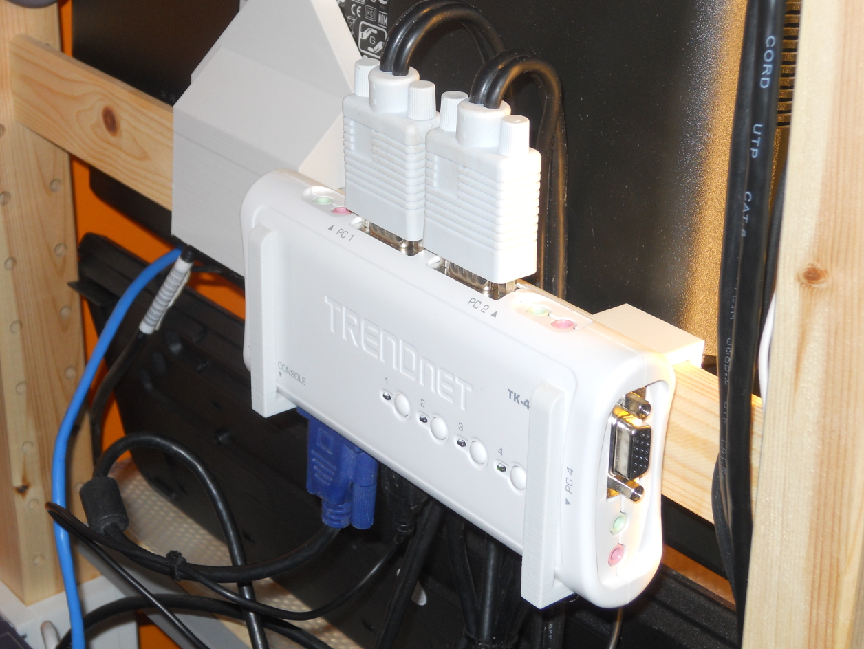 TRENDnet TK-409K KVM Holder for Ikea Ivar