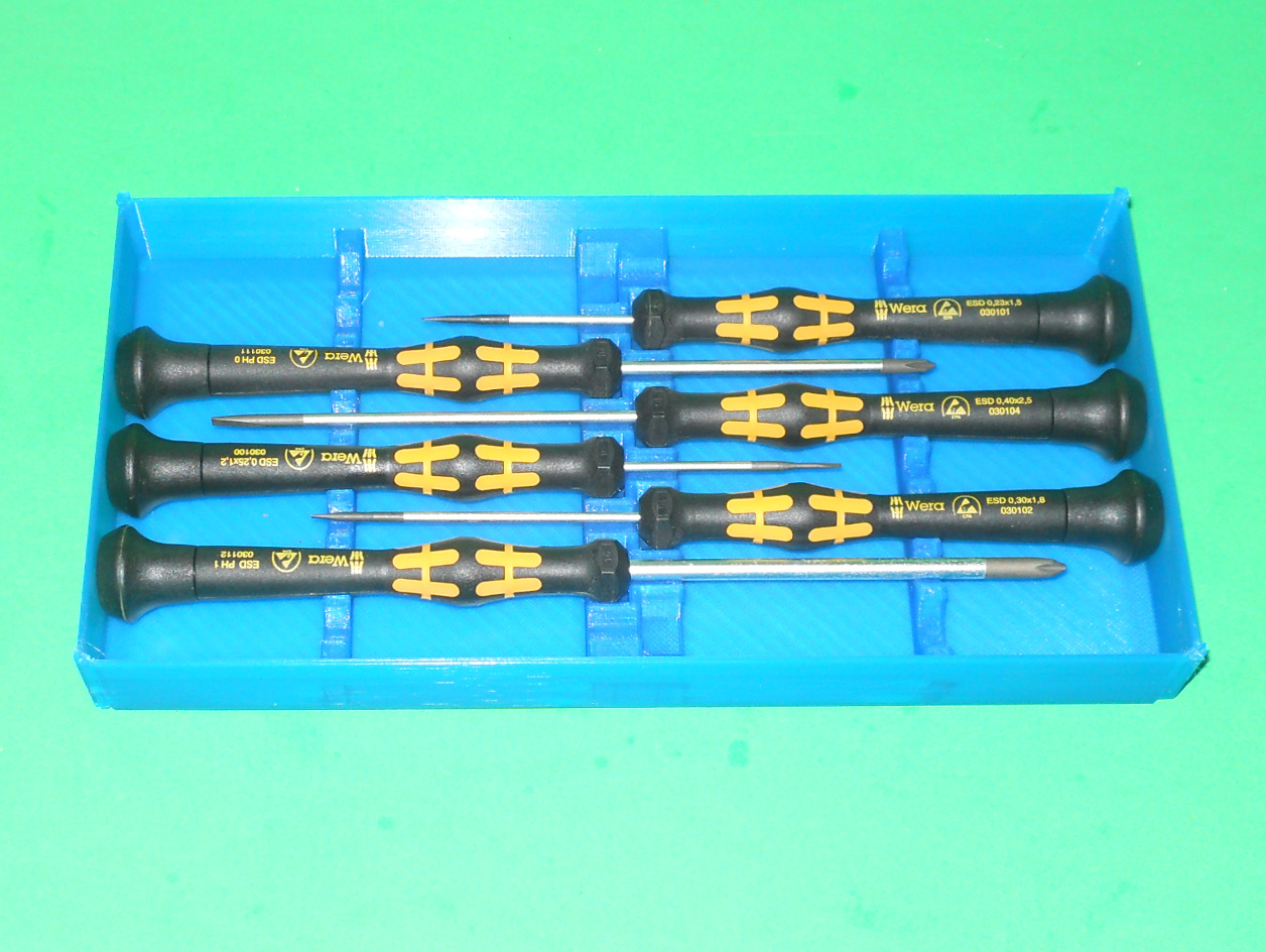 Wera Micro Screwdriver Stackable Tray