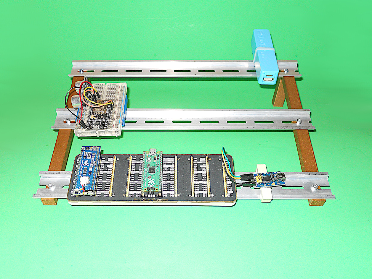 Large DIN Rail Prototyping Stand