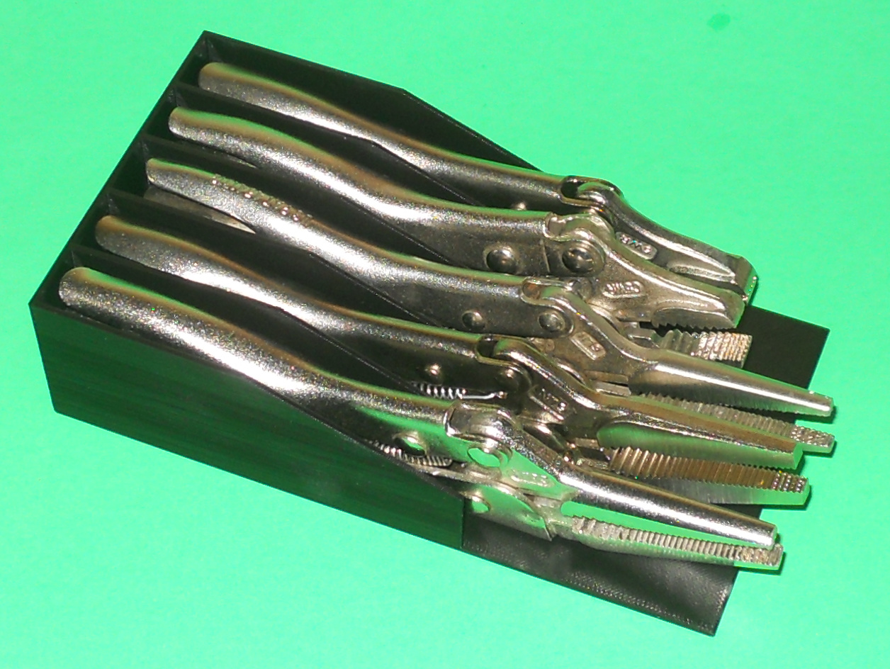 Parametric Tool Vertical Organizer