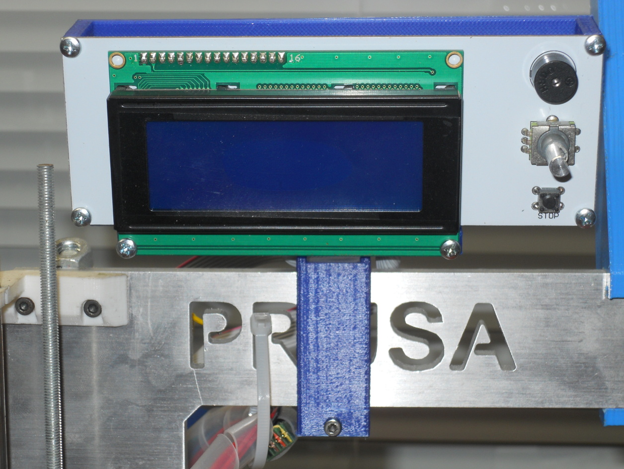 Prusa i3 Simple LCD Holder