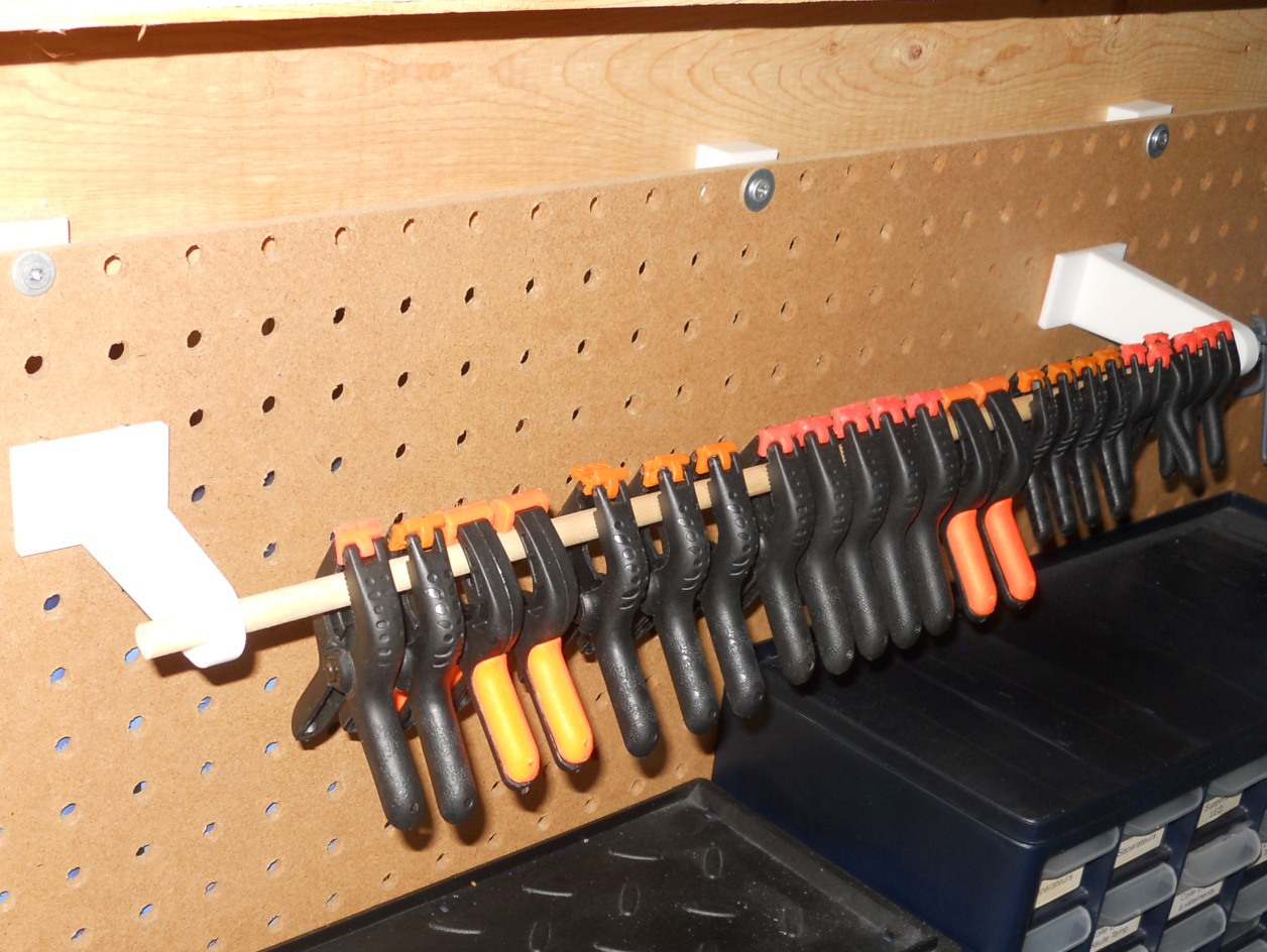 Peg Board 3/8 inch Dowel Holder