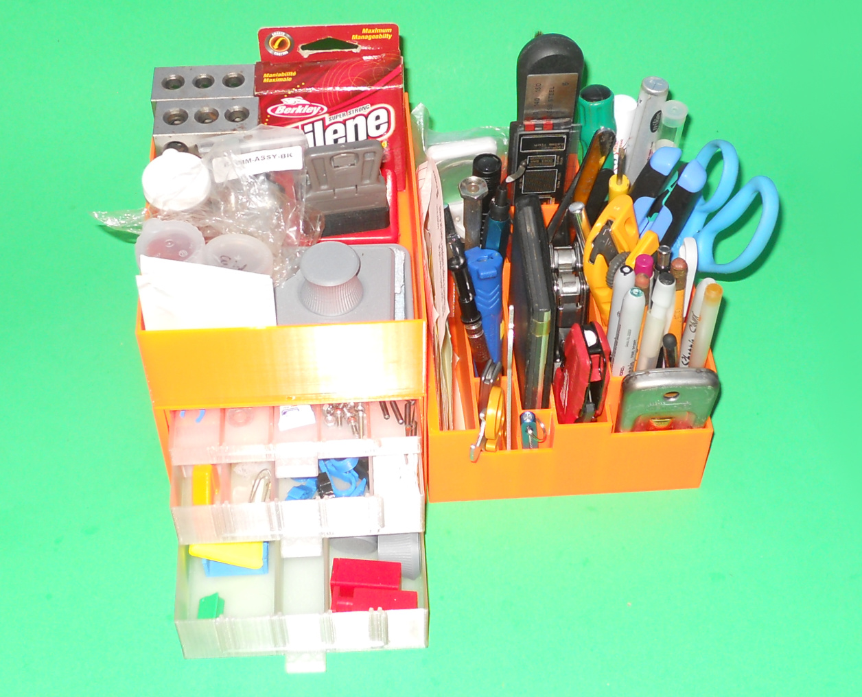 Parametric Modular Bench Organizer V2