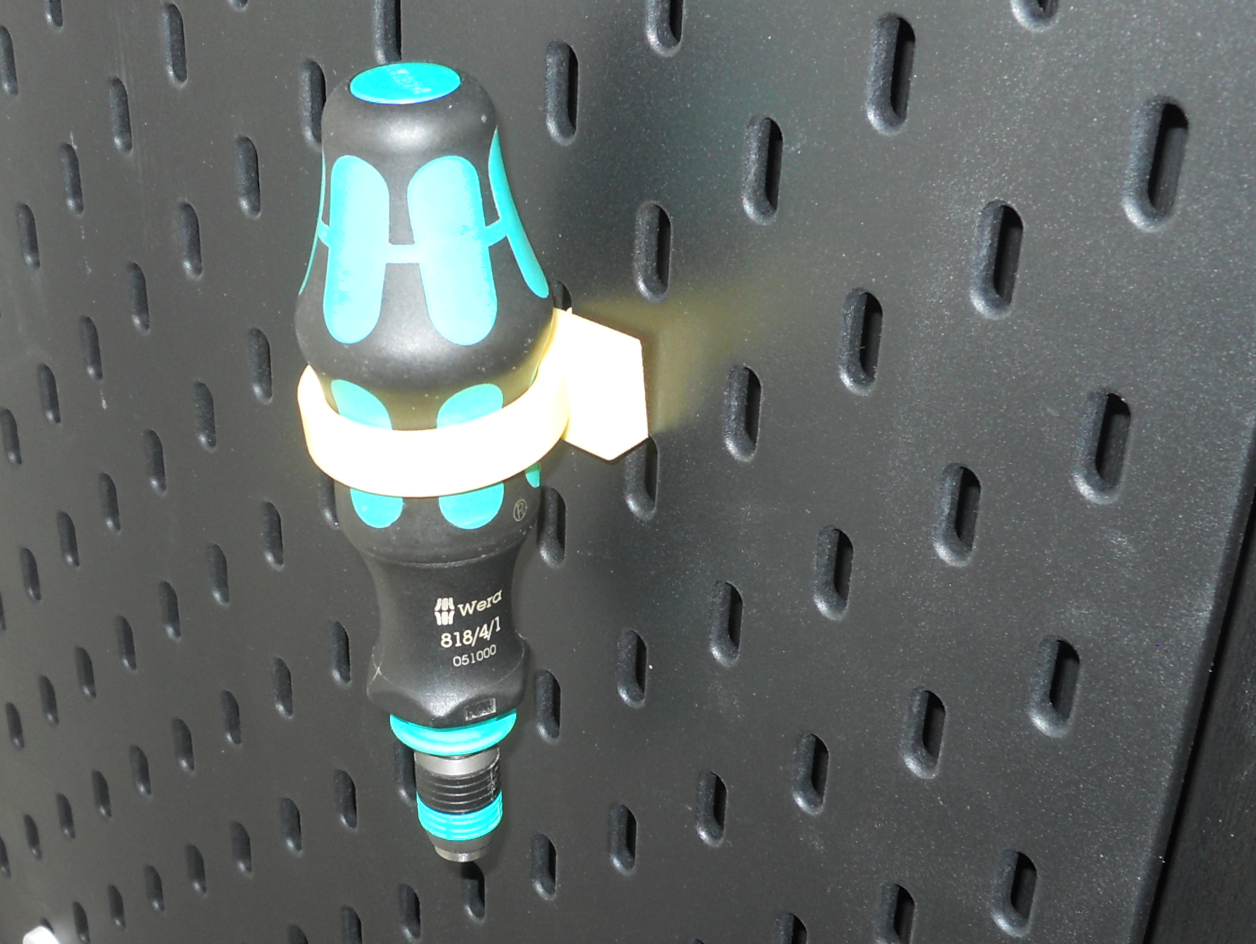 Parametric Skadis Tool Holder Ring