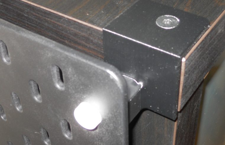 Ikea Kallax Bracket for Skadis Peg Board