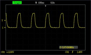 Wave generated by modifying directly the port
