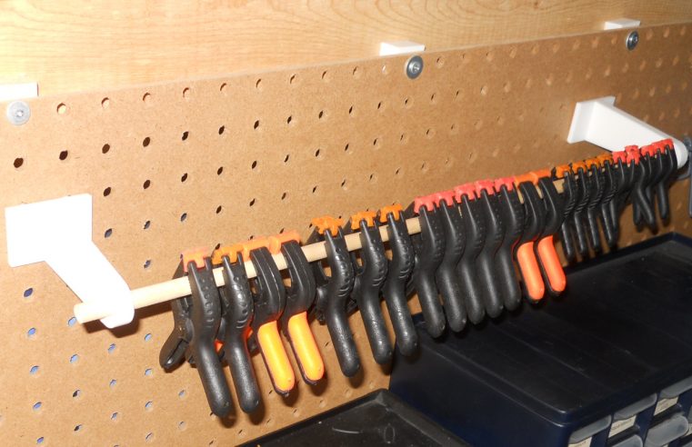 Peg Board 3/8 inch Dowel Holder