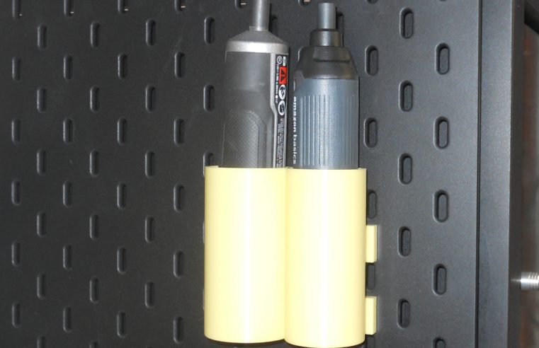 Parametric Ikea Skadis Vertical Cylinders